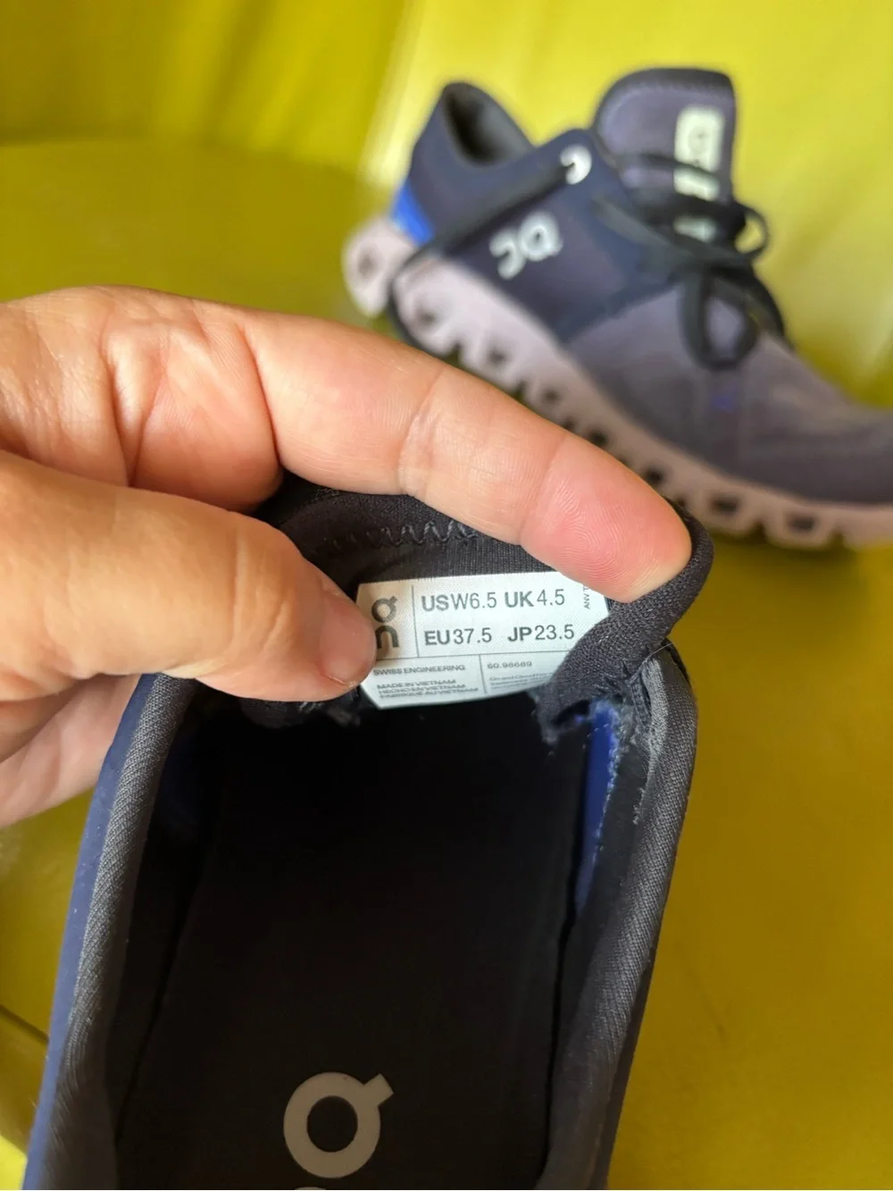 On Cloud X Running Training Shoes Navy Blue Women’s 6.5 CloudTec